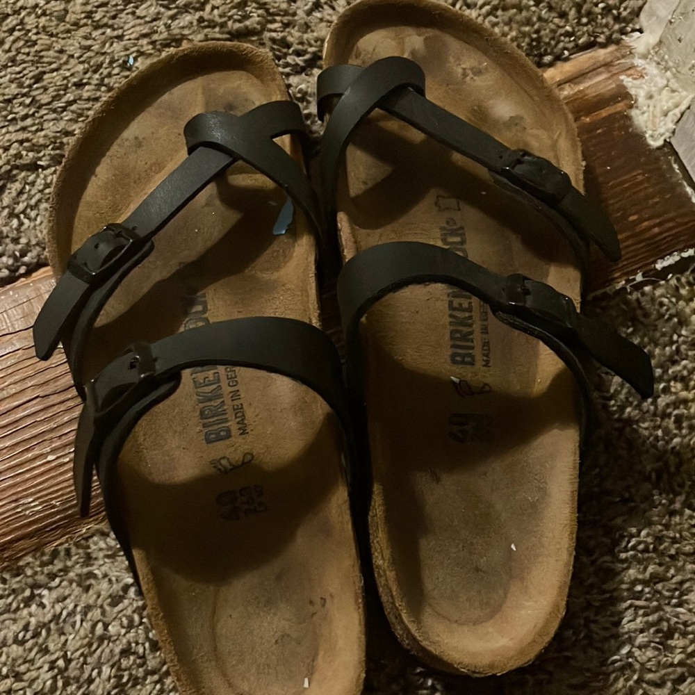 Birkinstocks mayari black sz 40